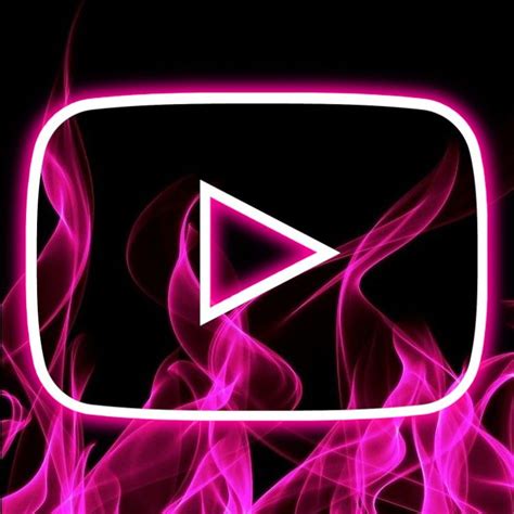 Neon pink YouTube icon in 2021 | Pink wallpaper iphone, Purple ...