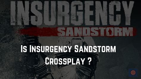 Is Insurgency Sandstorm Crossplay In 2024? - Gameinstants