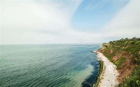 Cliffs on the Black Sea Coast, Romania. Stock Image - Image of natural, water: 125072207