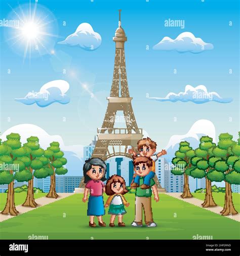 Eiffel tower family Stock Vector Images - Alamy