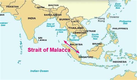 Strait of Malacca Map | Download Scientific Diagram