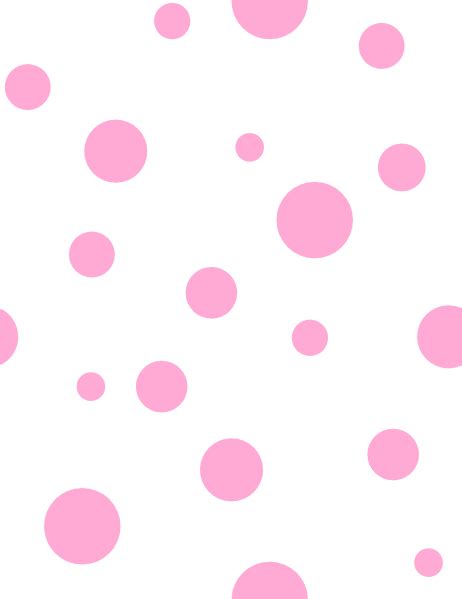 Light Pink Polka Dots Clip Art at Clker.com - vector clip art online, royalty free & public domain