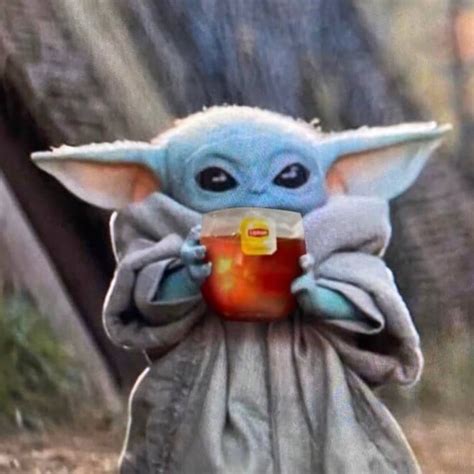 Baby yoda: coffee yoda : r/meme