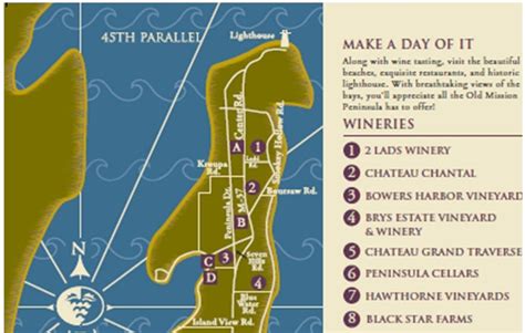 Traverse City Wineries Map