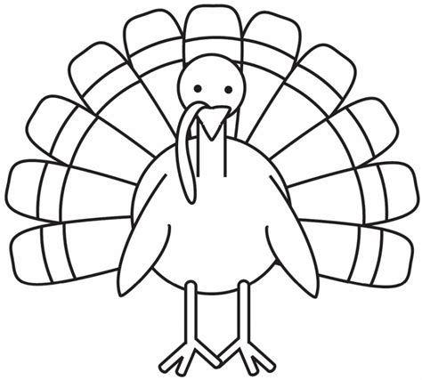 Get This Turkey Coloring Pages for Preschoolers 31990