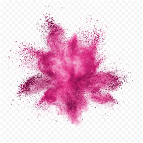 Pink Powder Explosion Effect | Citypng