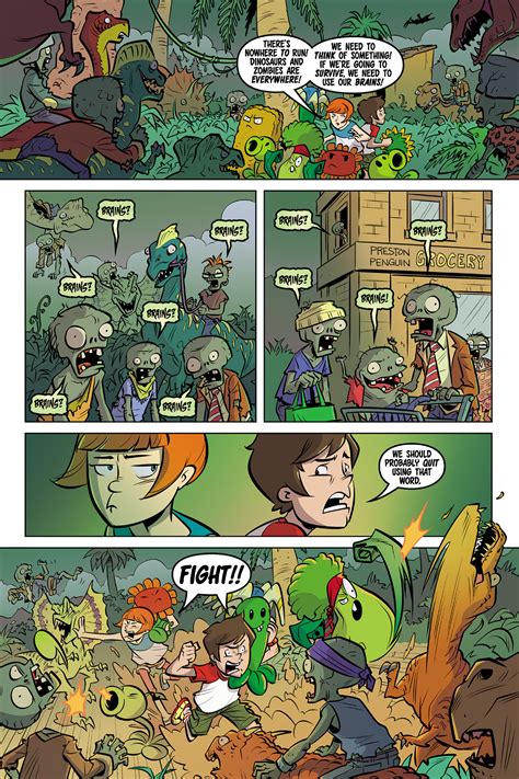 Plants vs. Zombies - Read free Comics online!: Plants vs. Zombies: Timepocalypse Issue #3