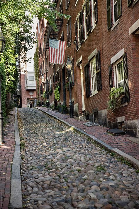 "Acorn Street In Boston" by Stocksy Contributor "Ruth Black" - Stocksy