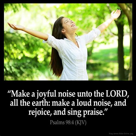 Psalms 98:4 Inspirational Image