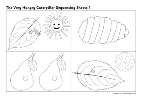 The Very Hungry Caterpillar Sequencing Pictures Toys Toys & Games ...