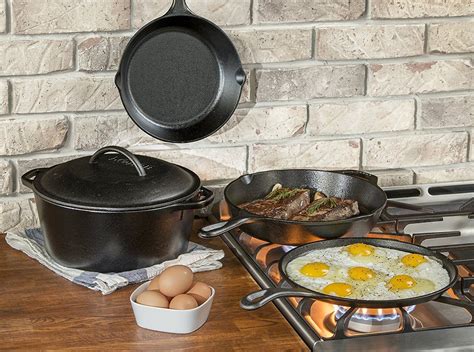 best lodge cast iron cookware 5 set | Seasoning cast iron, Cast iron cookware set, Cookware set