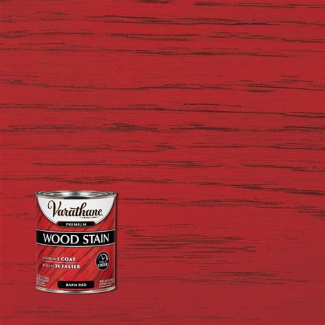 Varathane 1 qt. Barn Red Premium Fast Dry Interior Wood Stain-300382 - The Home Depot | Interior ...