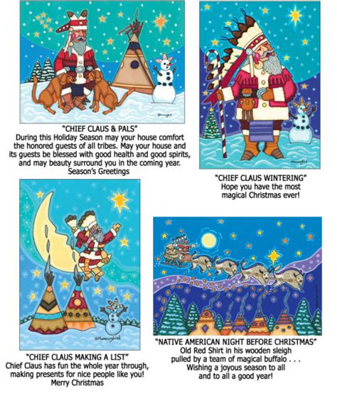 NEW! Native American Indian Christmas Cards-Cherokee Artist Jesse ...