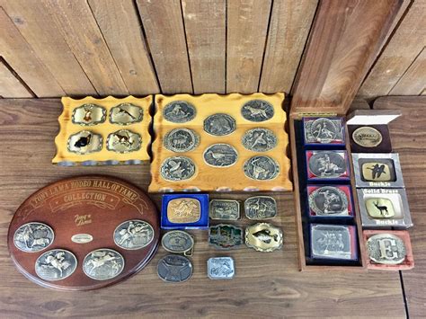 Large Belt Buckle Collection