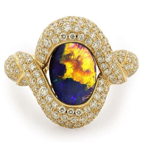 Lightning Ridge Black Opal Ring by KAT FLORENCE … | Black opal jewelry, Opal jewelry, Lightning ...