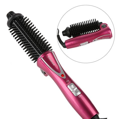 LYUMO Electric Folding Hair Curler Comb Brush Portable Hair Dressing Beauty Tool, Hair Curler ...