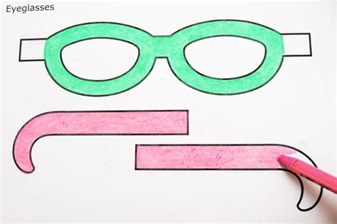 Paper Eyeglasses | Kids' Crafts | Fun Craft Ideas | FirstPalette.com