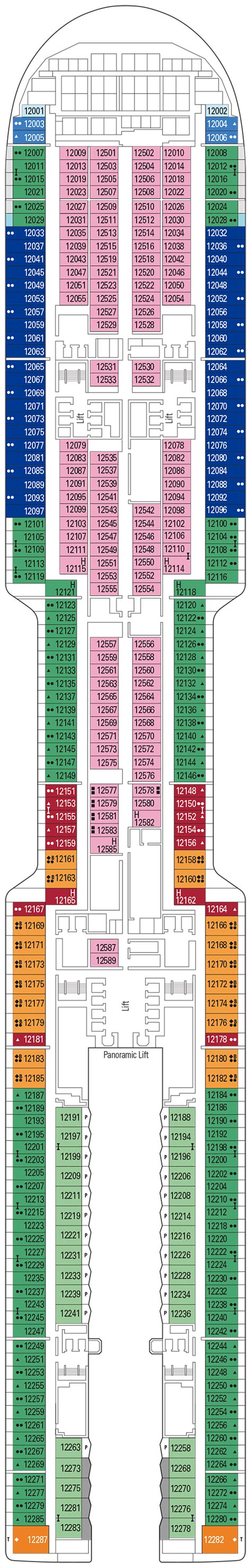 MSC World Europa – Deck Plans - Planet Cruise