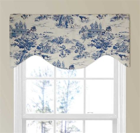 a window with a blue and white pattern on it