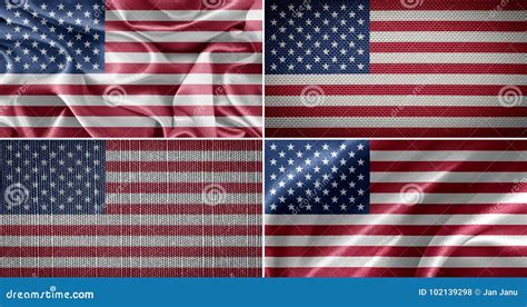 American fabric flags stock photo. Image of american - 102139298