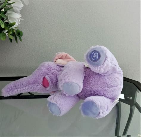 Disney Store Exclusive Lumpy Heffalump Purple Elephant Plush