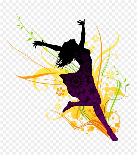 Download Modern Dance Clipart - Dancing Girl Png Transparent Png ...