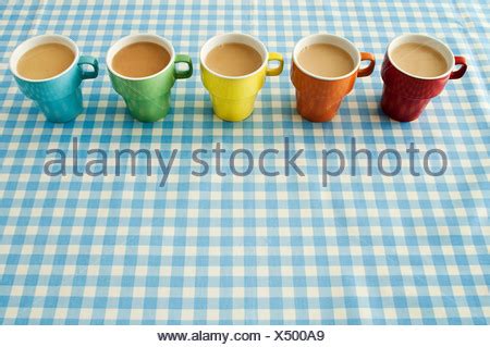 Five cups of tea Stock Photo: 28013893 - Alamy