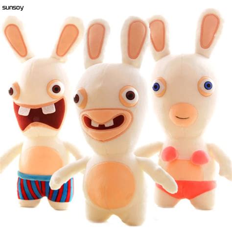 Hot Toys Rayman Raving Rabbids Rabbit Kawaii Plush Animation Rabbit ...