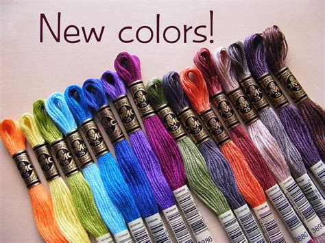 New DMC Thread Colors - a Finished Stitches Prize! | Shiny Happy World