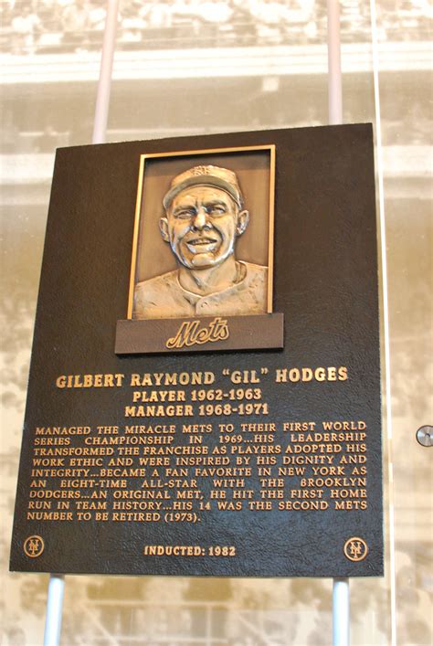 Gil Hodges Hall of Fame Plaque | slgckgc | Flickr