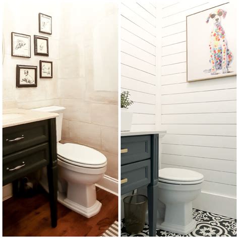 Before and after Bathroom makeovers - Duke Manor Farm by Laura Janning