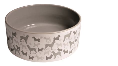 Ceramic Dog Pattern Bowl