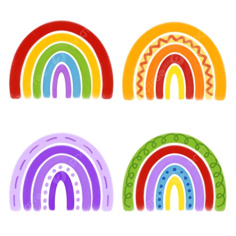 Rainbow Crayons Clipart Vector, Crayon Hand Drawn Colorful Rainbow ...