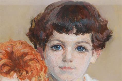 Emily B. Waite Portrait of Children Pastel on Board | EBTH