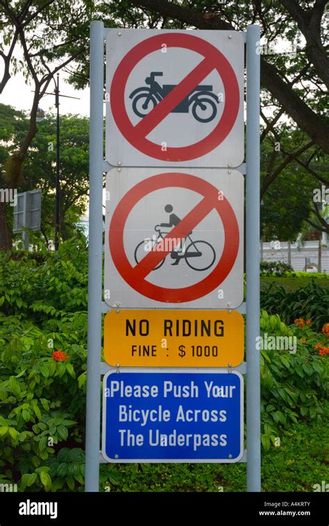 Singapore Road Signs