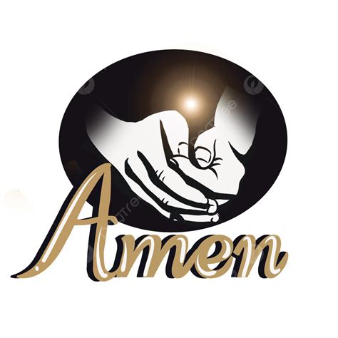 Religious Fonts PNG Image, Amen Religious Font Gesture Icon, Amen, Christianity, Font PNG Image ...