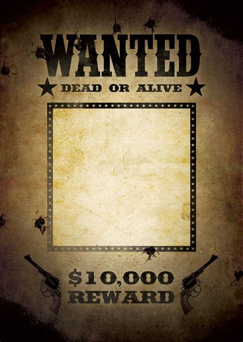 Wanted poster template | Free Poster Templates & Backgrounds | Poster ...