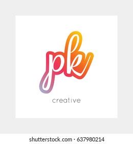 Pk Logo Vector Useful Branding App Stock Vector (Royalty Free ...