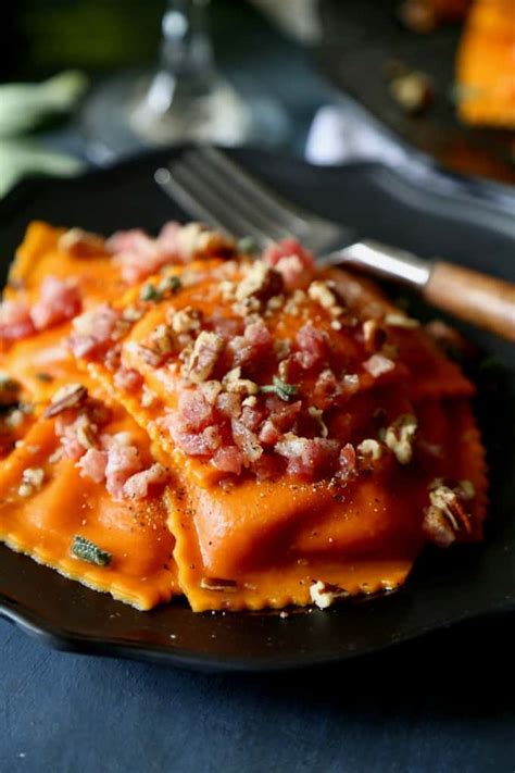 Butternut Squash Ravioli- Homemade and Delicious - The Seaside Baker