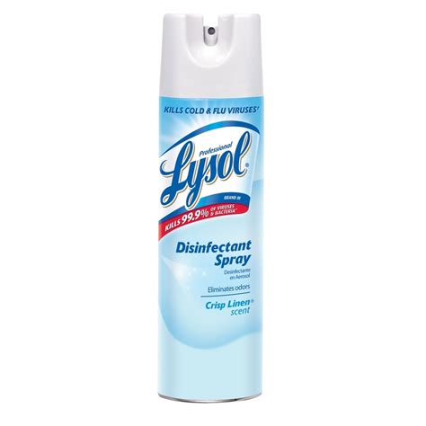 LYSOL Crisp linen Air Freshener Spray at Lowes.com