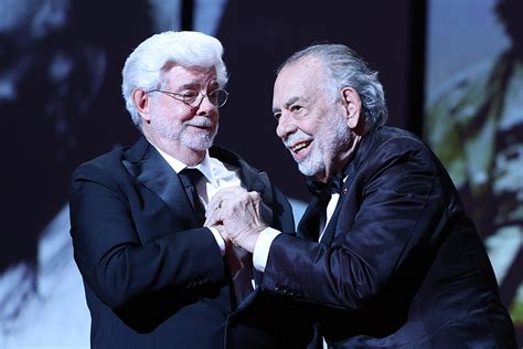 Francis Ford Coppola Presents George Lucas With Honorary Palme d’Or as the Iconic Directors ...