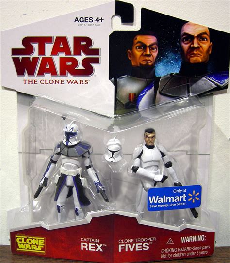 Captain Rex Clone Trooper Fives Action Figures Hasbro