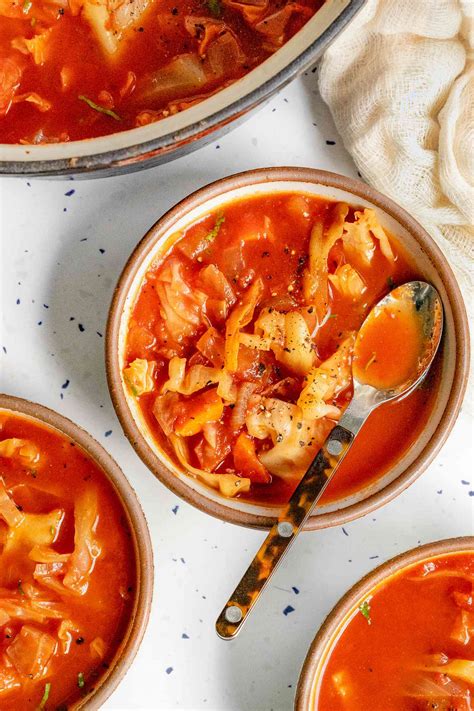 Sweet and Sour Cabbage Soup Recipe