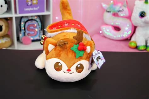 Aphmau Chrismas Plushies - Snowman Cat & Reindeer Cat Plush