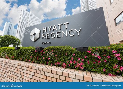 Signboard Hotel Hyatt Tokyo in Nishi-Shinjuku Shinjuku District Editorial Image - Image of ...