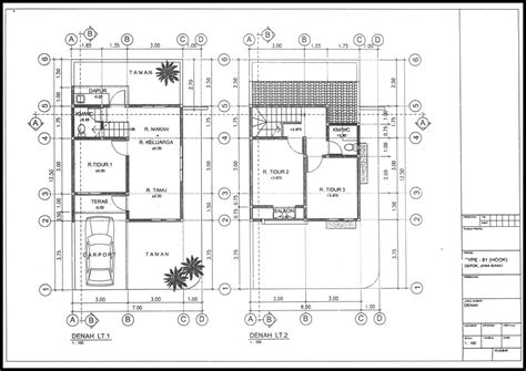 Detail Denah Rencana Pola Lantai Koleksi Nomer 51