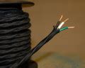 Black Cotton Covered Electrical Wire | 16 Gauge Black Wire