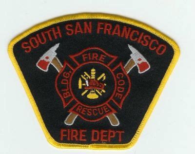 California - South San Francisco Fire Dept - PatchGallery.com Online ...