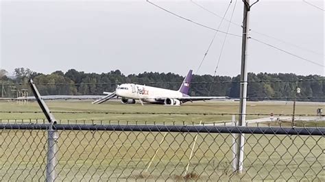 WATCH: Footage of FedEx plane crash landing on the runaway of Chattanooga Airport in Tennessee ...