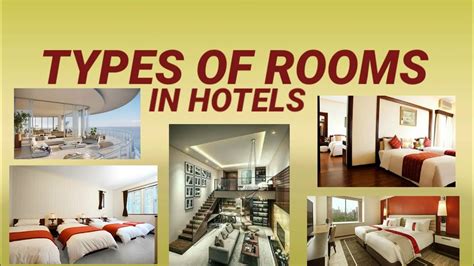 Types of rooms in hotels / Name of hotel rooms - YouTube